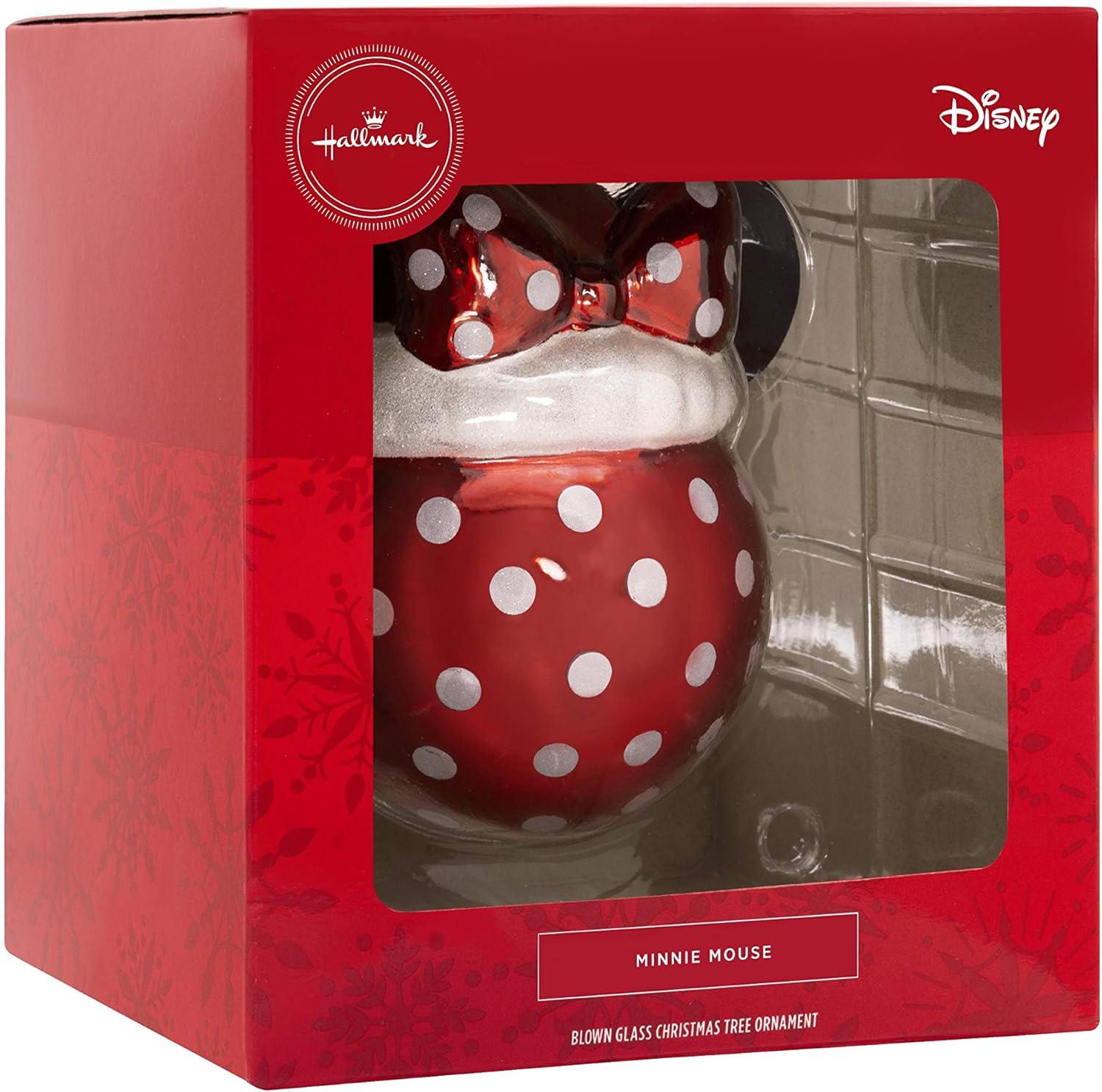 image:imageHallmark Disney Frozen Elsa The Snow Queen Christmas OrnamentMinnie Icon With Santa Hat