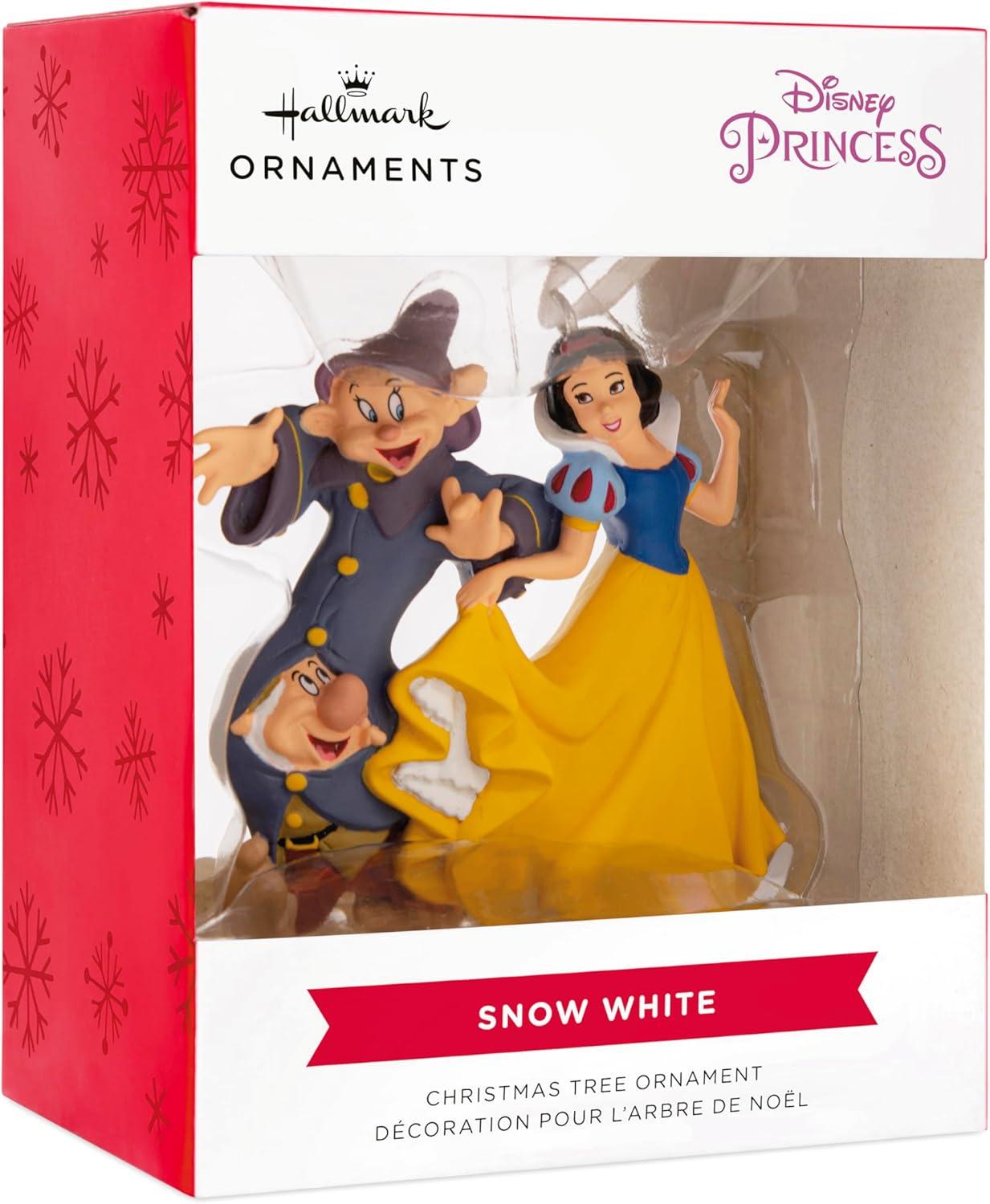 image:imageHallmark Disney Princess Snow White with Dopey and Sneezy Christmas Ornament