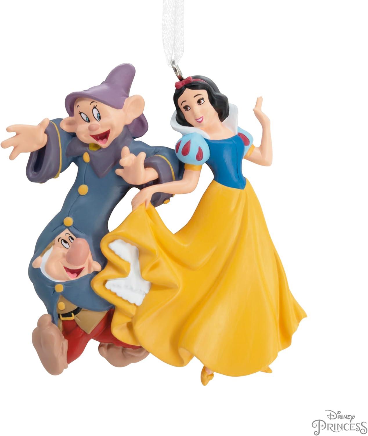 image:imageHallmark Disney Princess Snow White with Dopey and Sneezy Christmas Ornament