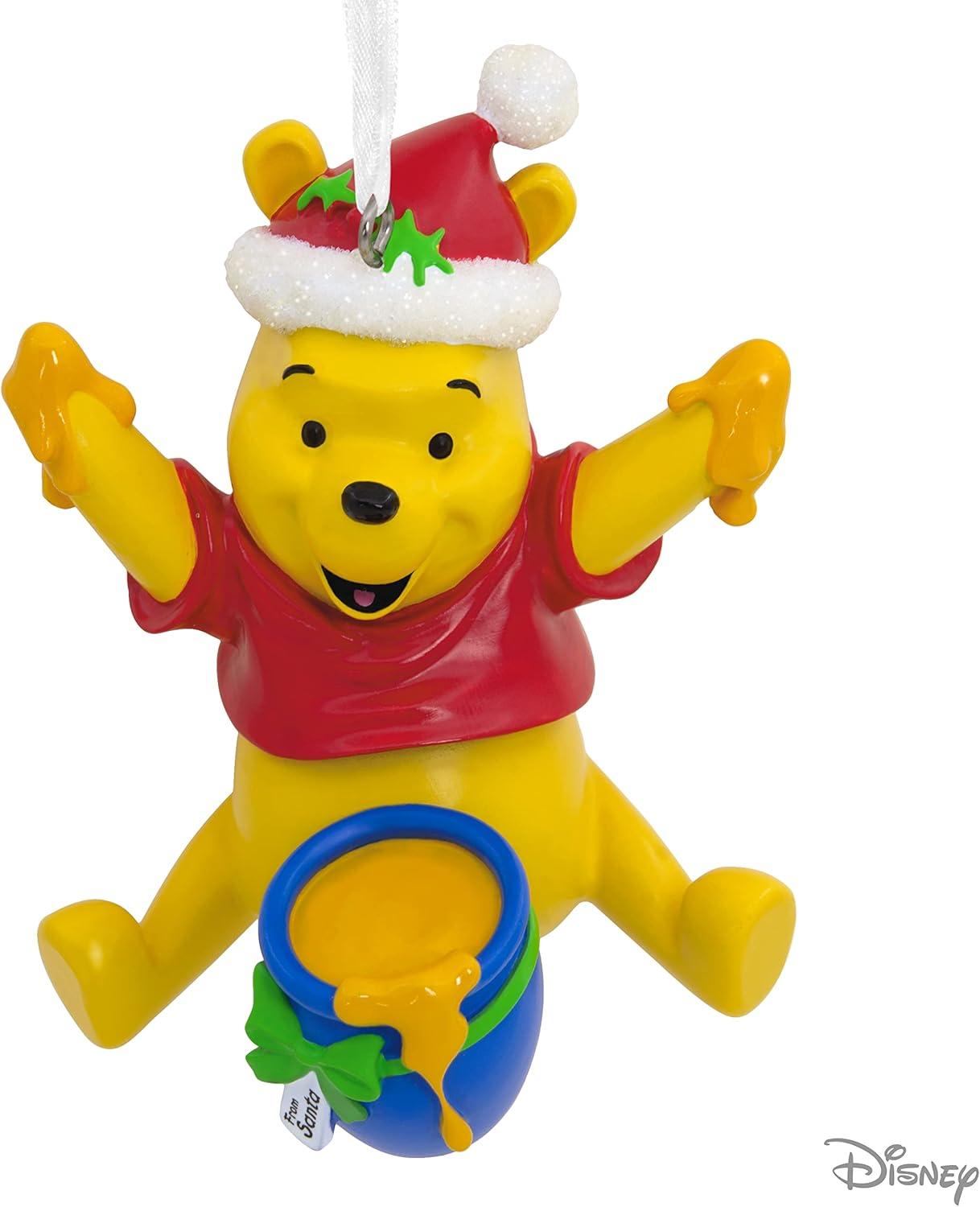 image:imageHallmark Disney Santa Winnie The Pooh with Honey Pot Christmas OrnamentSanta Winnie the Pooh