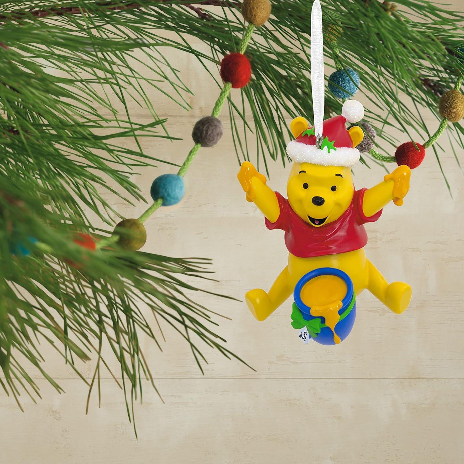 image:imageHallmark Disney Santa Winnie The Pooh with Honey Pot Christmas OrnamentSanta Winnie the Pooh