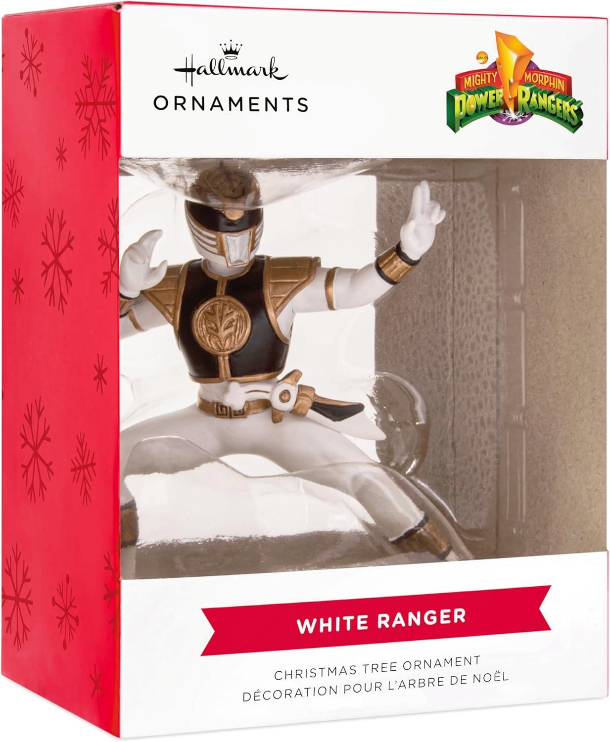 image:imageHallmark Hasbro Power Rangers White Ranger Christmas Ornament Gifts for Kids
