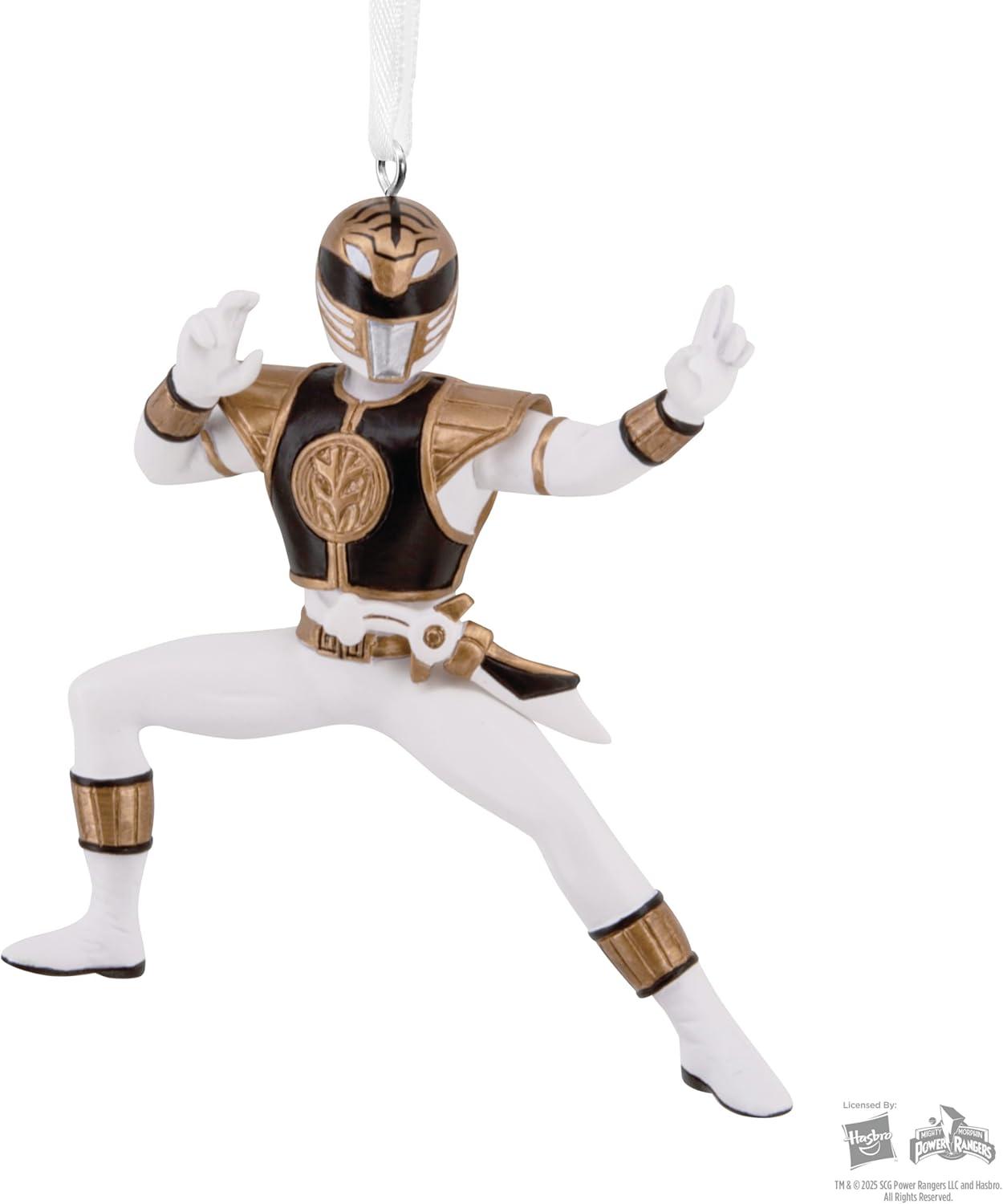 image:imageHallmark Hasbro Power Rangers White Ranger Christmas Ornament Gifts for Kids