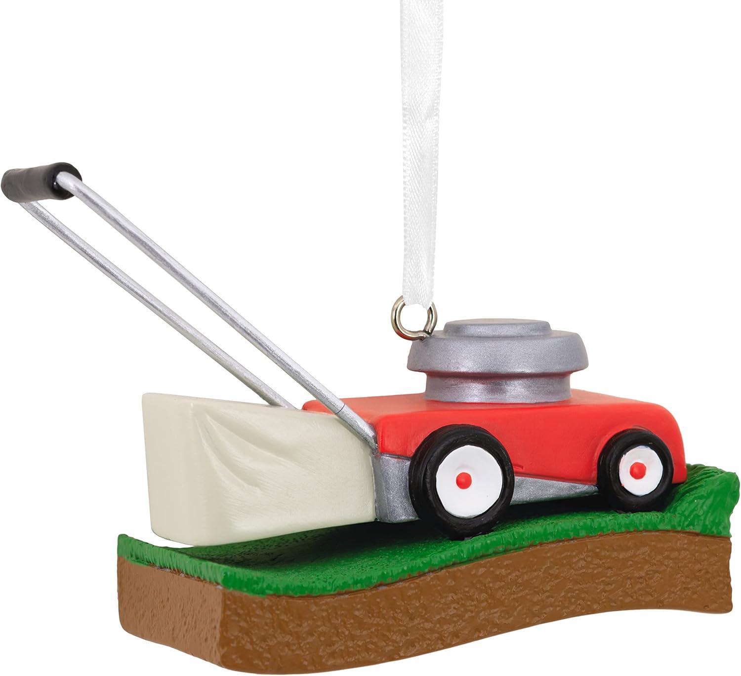 image:imageHallmark Kicking Grass Lawn Mower Resin Christmas Ornament 0001HGO3054