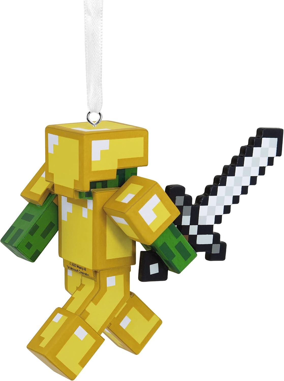 image:imageHallmark Minecraft Zombie Christmas Ornament 148 x 305 x 129 inchesZombie with Sword