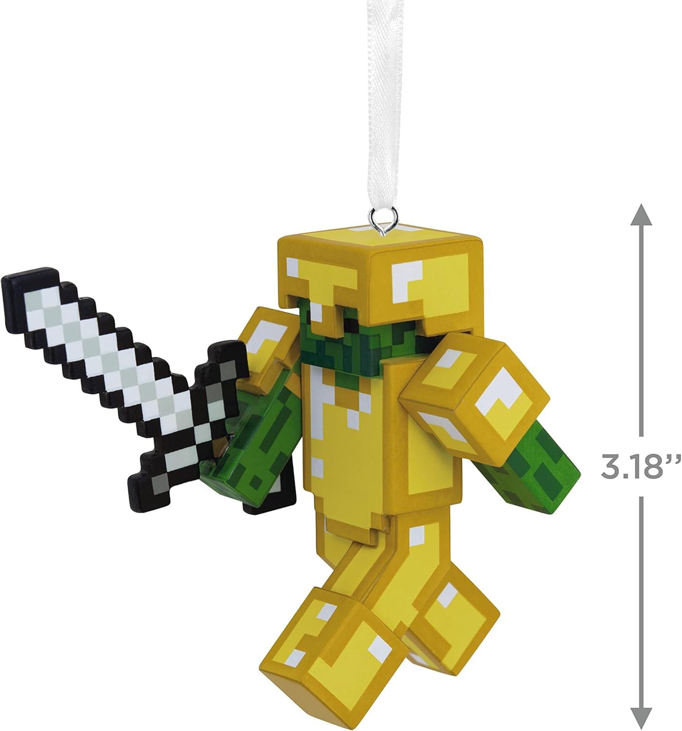 image:imageHallmark Minecraft Zombie Christmas Ornament 148 x 305 x 129 inchesZombie with Sword