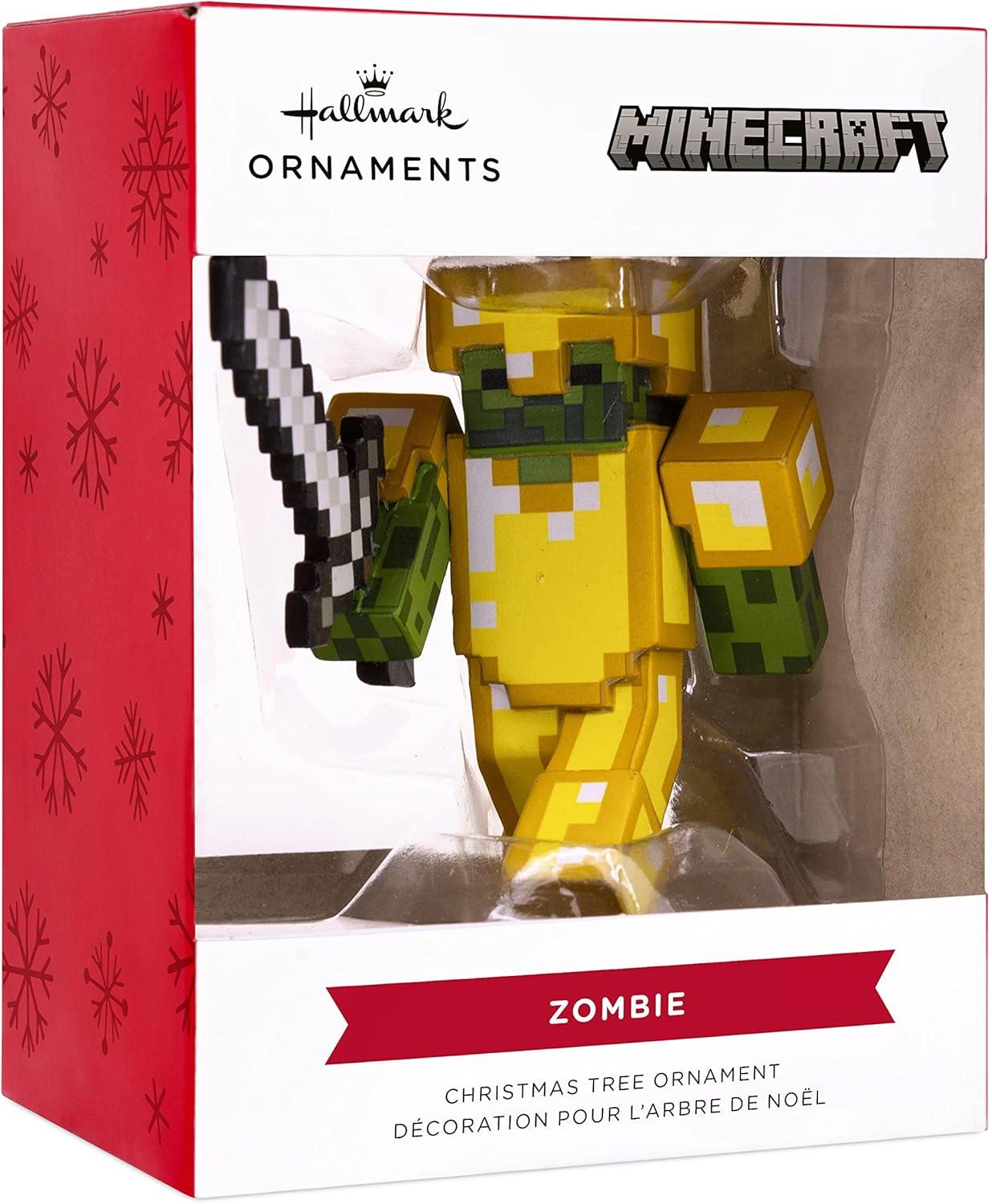 image:imageHallmark Minecraft Zombie Christmas Ornament 148 x 305 x 129 inchesZombie with Sword