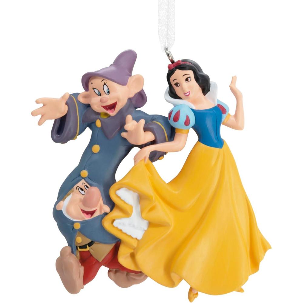 image:imageHallmark Disney Princess Snow White with Dopey and Sneezy Christmas Ornament