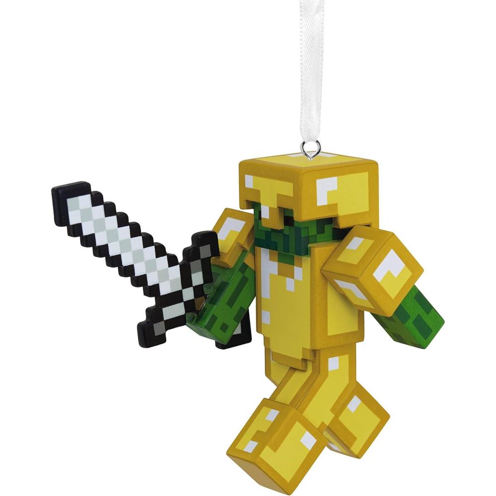 image:imageHallmark Minecraft Zombie Christmas Ornament 148 x 305 x 129 inchesZombie with Sword