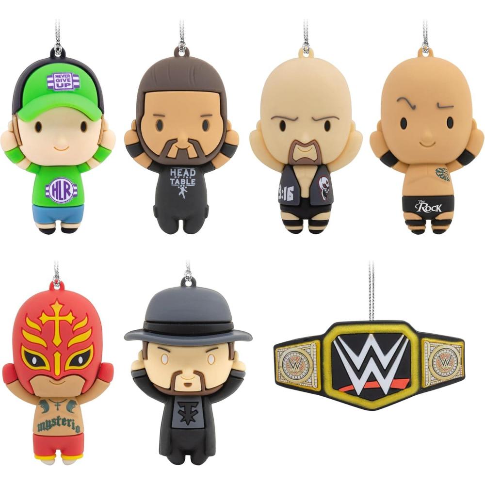 image:imageHallmark WWE Championship Christmas OrnamentWWE Mystery  Set of 2