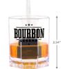 Hallmark Bourbon Legend Lowball Glass Christmas Ornament(Bourbon Legend Lowball Glass)