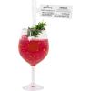 Hallmark Bourbon Legend Lowball Glass Christmas Ornament(Traditional)
