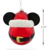 Hallmark Disney Frozen Elsa The Snow Queen Christmas Ornament(Mickey Icon With Santa Hat)