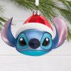 Hallmark Disney Frozen Elsa The Snow Queen Christmas Ornament(Stitch with Santa)