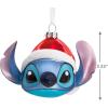 Hallmark Disney Frozen Elsa The Snow Queen Christmas Ornament(Stitch with Santa)
