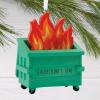 Hallmark Holiday Hedgehog Resin Christmas Ornament (0001HGO3077)(Dumpster Fire)