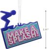 Hallmark How I Roll Bowling Christmas Ornament(Swimming)