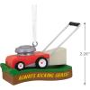 Hallmark Kicking Grass Lawn Mower Resin Christmas Ornament (0001HGO3054)