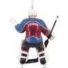 Hallmark NHL Colorado Avalanche Goalie Christmas Ornament, 0001OSL1747(Avalanche)