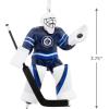 Hallmark NHL Colorado Avalanche Goalie Christmas Ornament, 0001OSL1747(Jets)