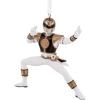 Hallmark Hasbro Power Rangers White Ranger Christmas Ornament, Gifts for Kids