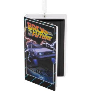 Hallmark Back to The Future Retro Video Cassette Case Christmas Ornament