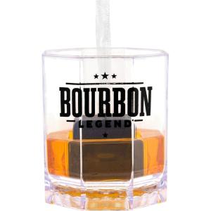 Hallmark Bourbon Legend Lowball Glass Christmas Ornament(Bourbon Legend Lowball Glass)