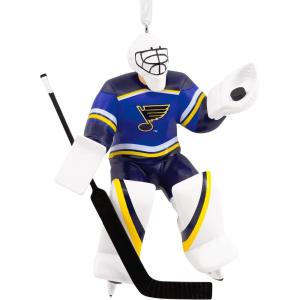 Hallmark NHL Colorado Avalanche Goalie Christmas Ornament, 0001OSL1747(Blues)