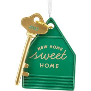 Hallmark New Home Sweet Home Key 2025 Christmas Ornament, Housewarming Gifts