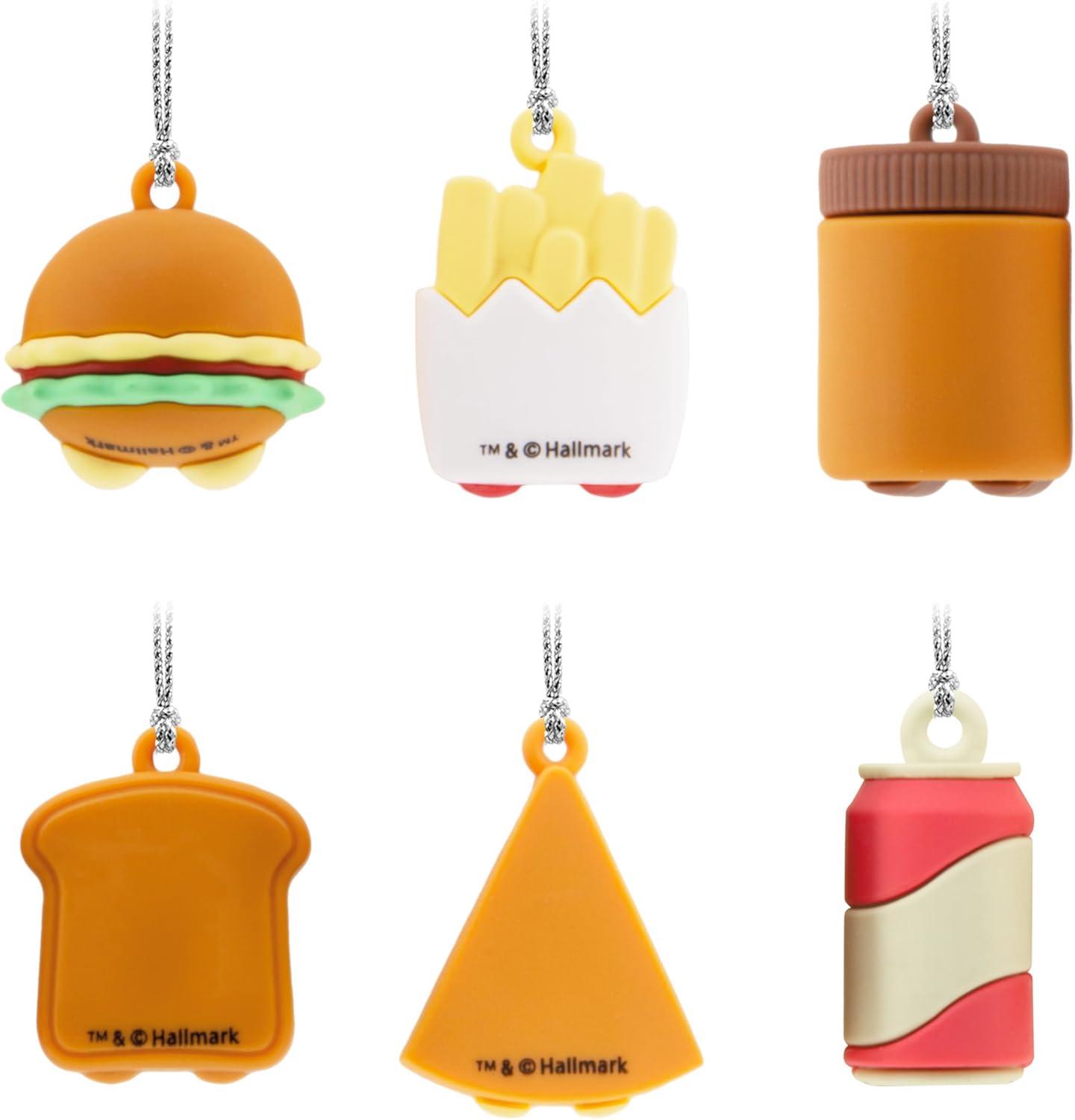 image:imageHallmark Better Together Food Mini Christmas Ornaments Shatterproof Set of 6 Food Gifts
