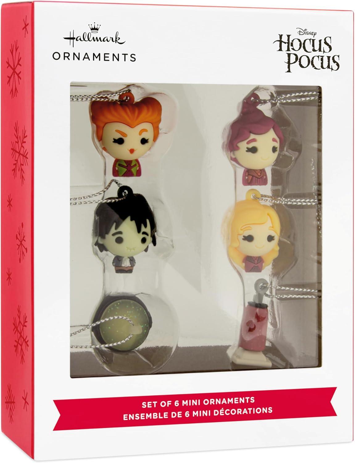 image:imageHallmark Disney Hocus Pocus Mini Ornaments Shatterproof Set of 6 Gifts for Disney Fans