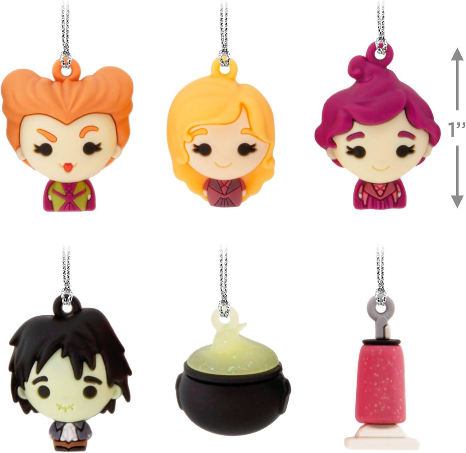 image:imageHallmark Disney Hocus Pocus Mini Ornaments Shatterproof Set of 6 Gifts for Disney Fans