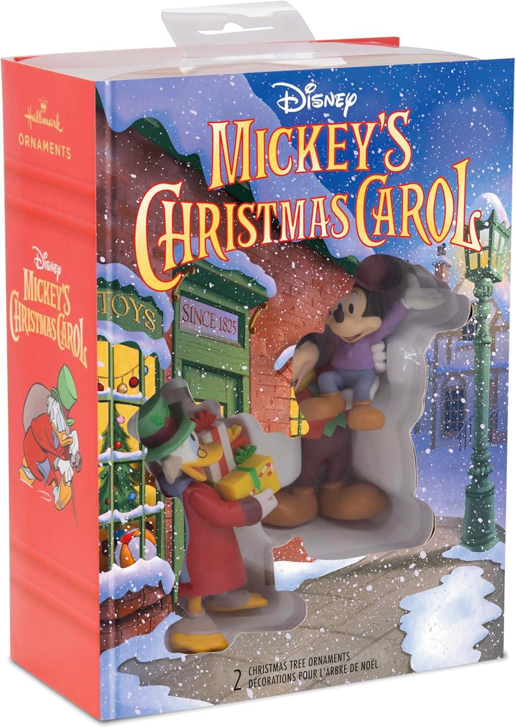 image:imageHallmark Disney Mickeys Christmas Carol Christmas Ornaments Set of 2Mickey Christmas Carol