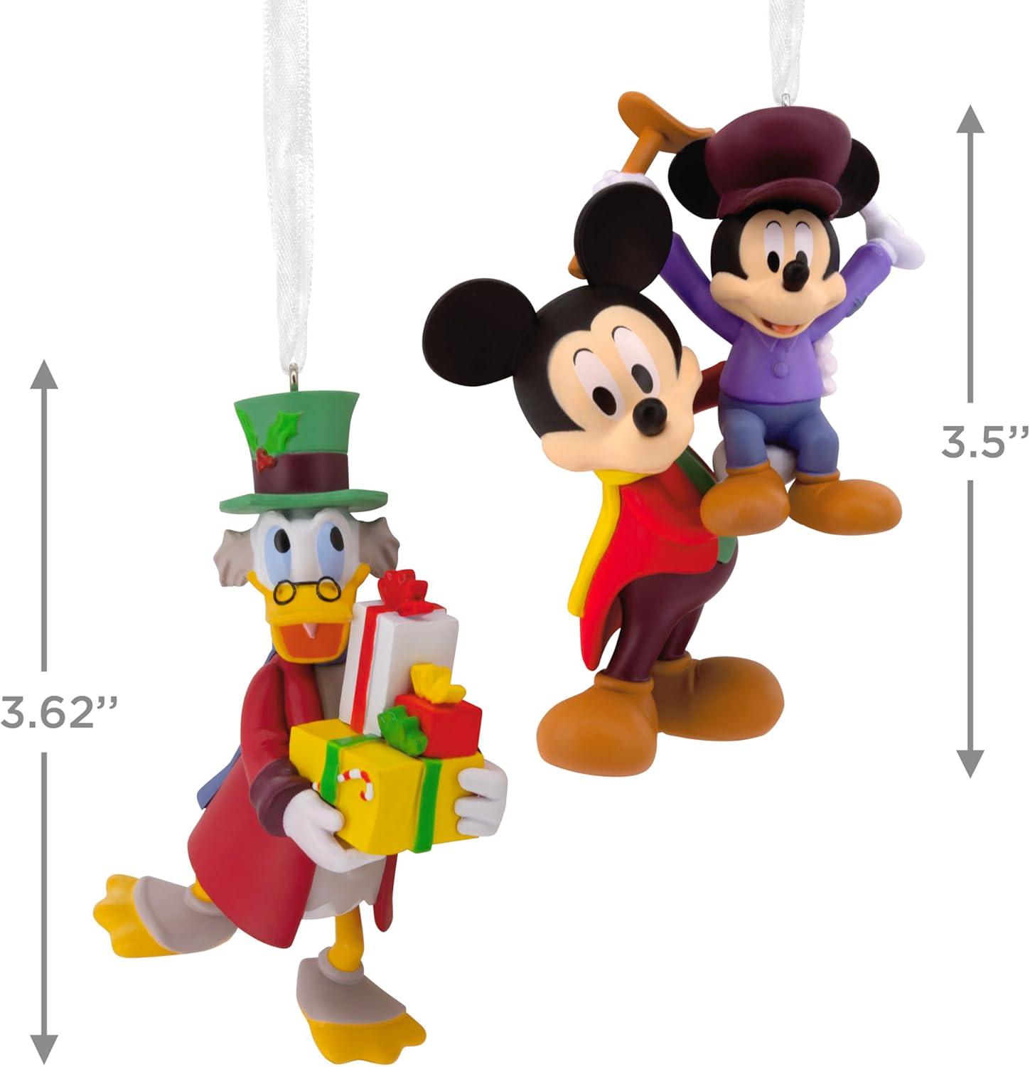 image:imageHallmark Disney Mickeys Christmas Carol Christmas Ornaments Set of 2Mickey Christmas Carol