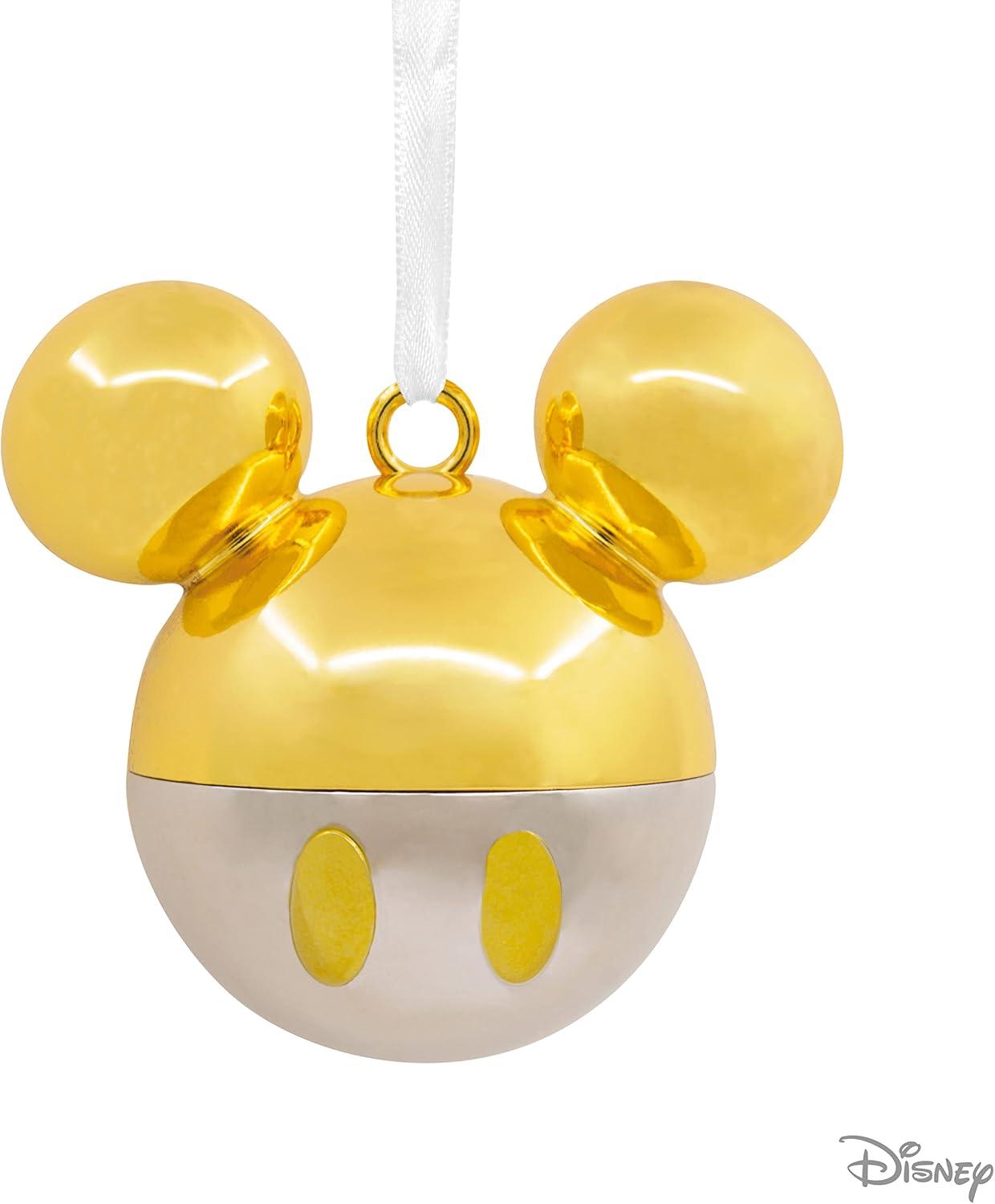 image:imageHallmark Disney Mickeys Christmas Carol Christmas Ornaments Set of 2Mickey Gold