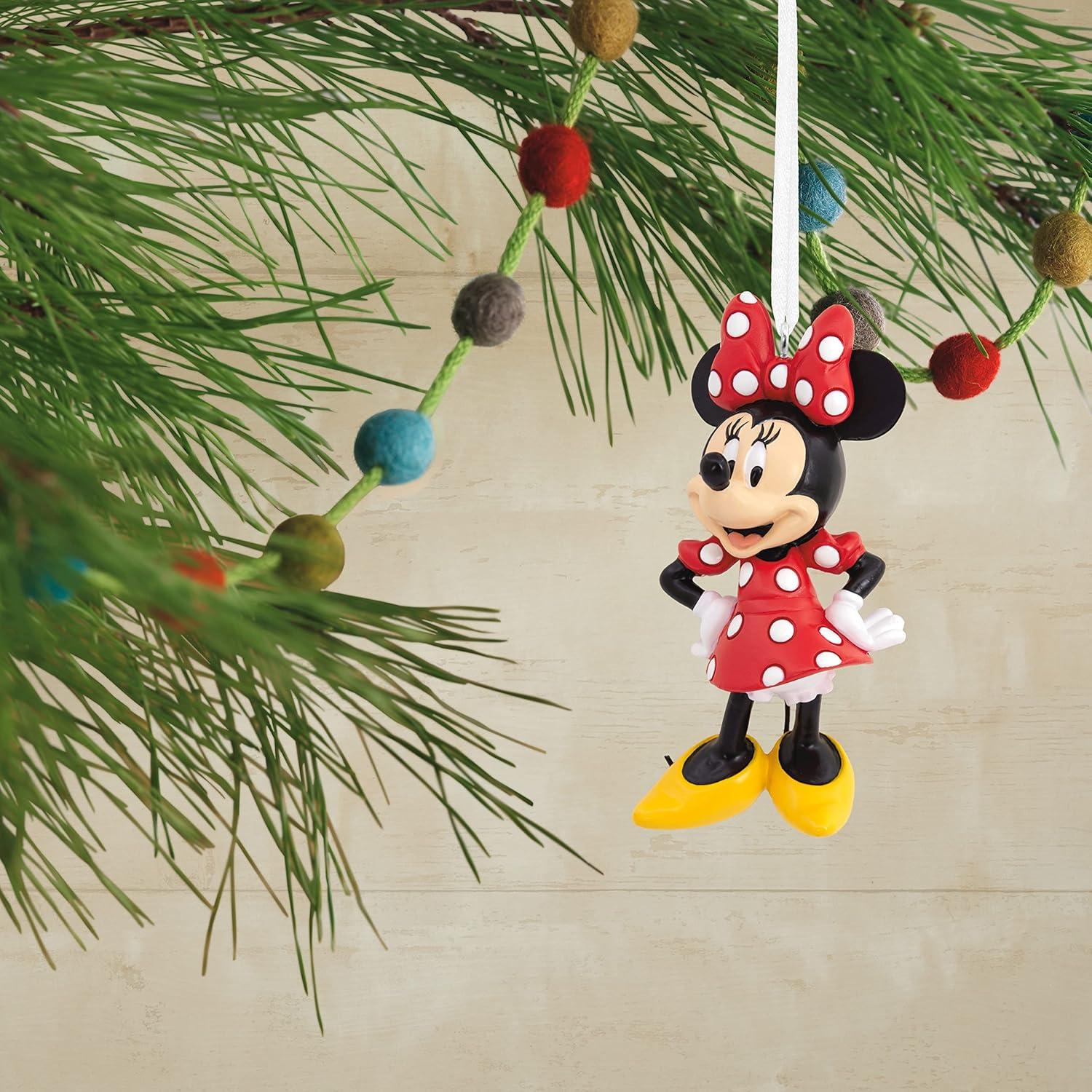 image:imageHallmark Disney Minnie Mouse Holding Kitten Christmas OrnamentMinnie Classic Pose