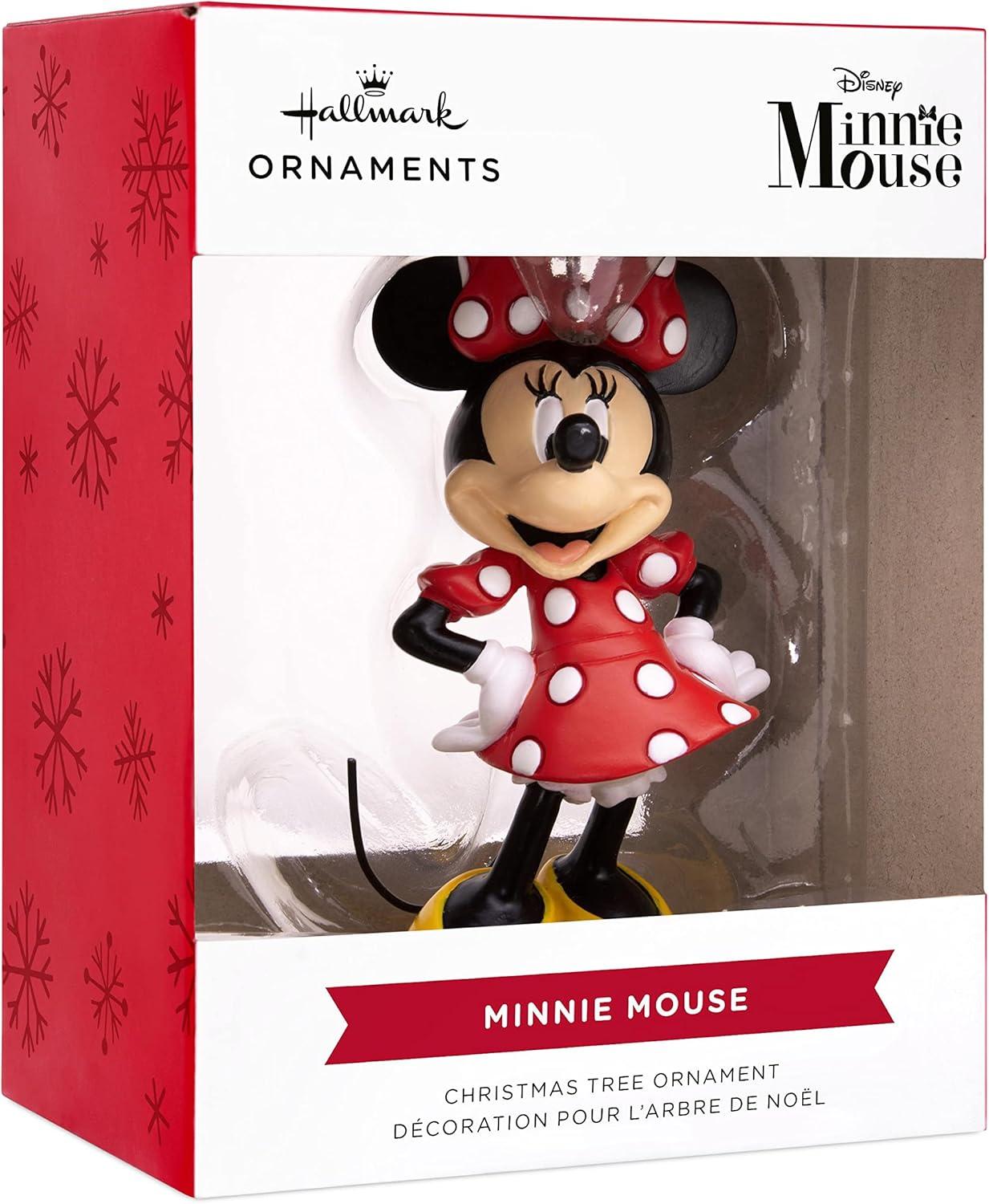 image:imageHallmark Disney Minnie Mouse Holding Kitten Christmas OrnamentMinnie Classic Pose