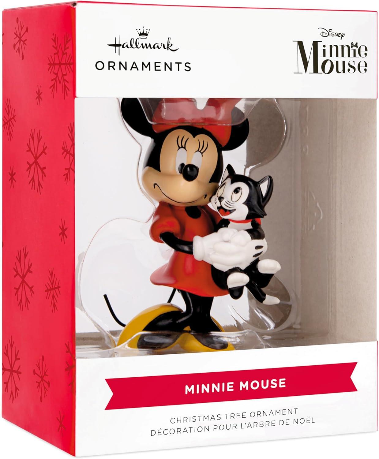 image:imageHallmark Disney Minnie Mouse Holding Kitten Christmas OrnamentMinnie Holding Kitten