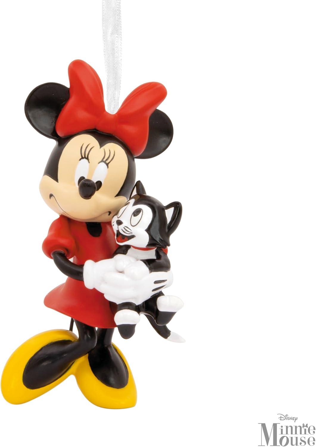 image:imageHallmark Disney Minnie Mouse Holding Kitten Christmas OrnamentMinnie Holding Kitten