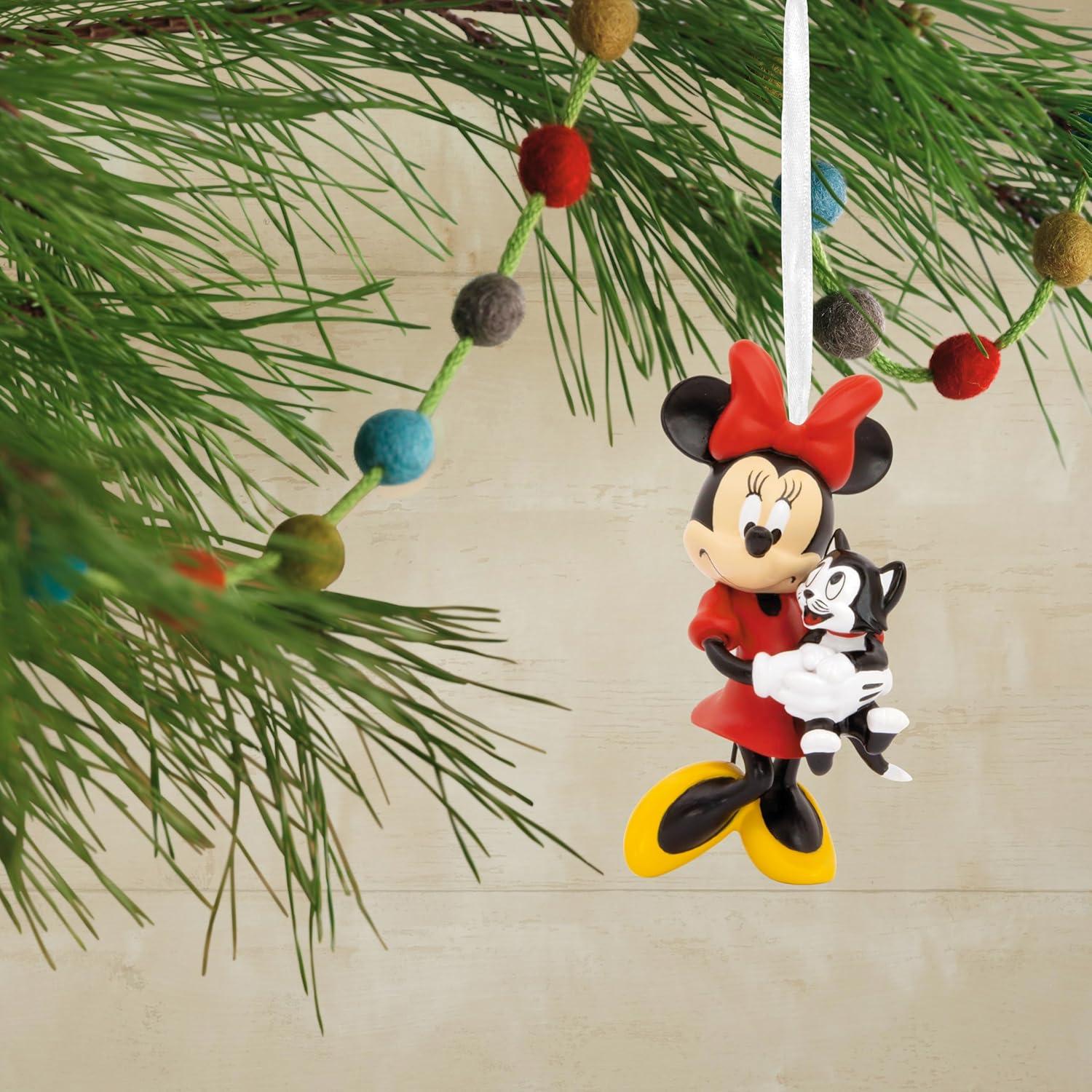 image:imageHallmark Disney Minnie Mouse Holding Kitten Christmas OrnamentMinnie Holding Kitten