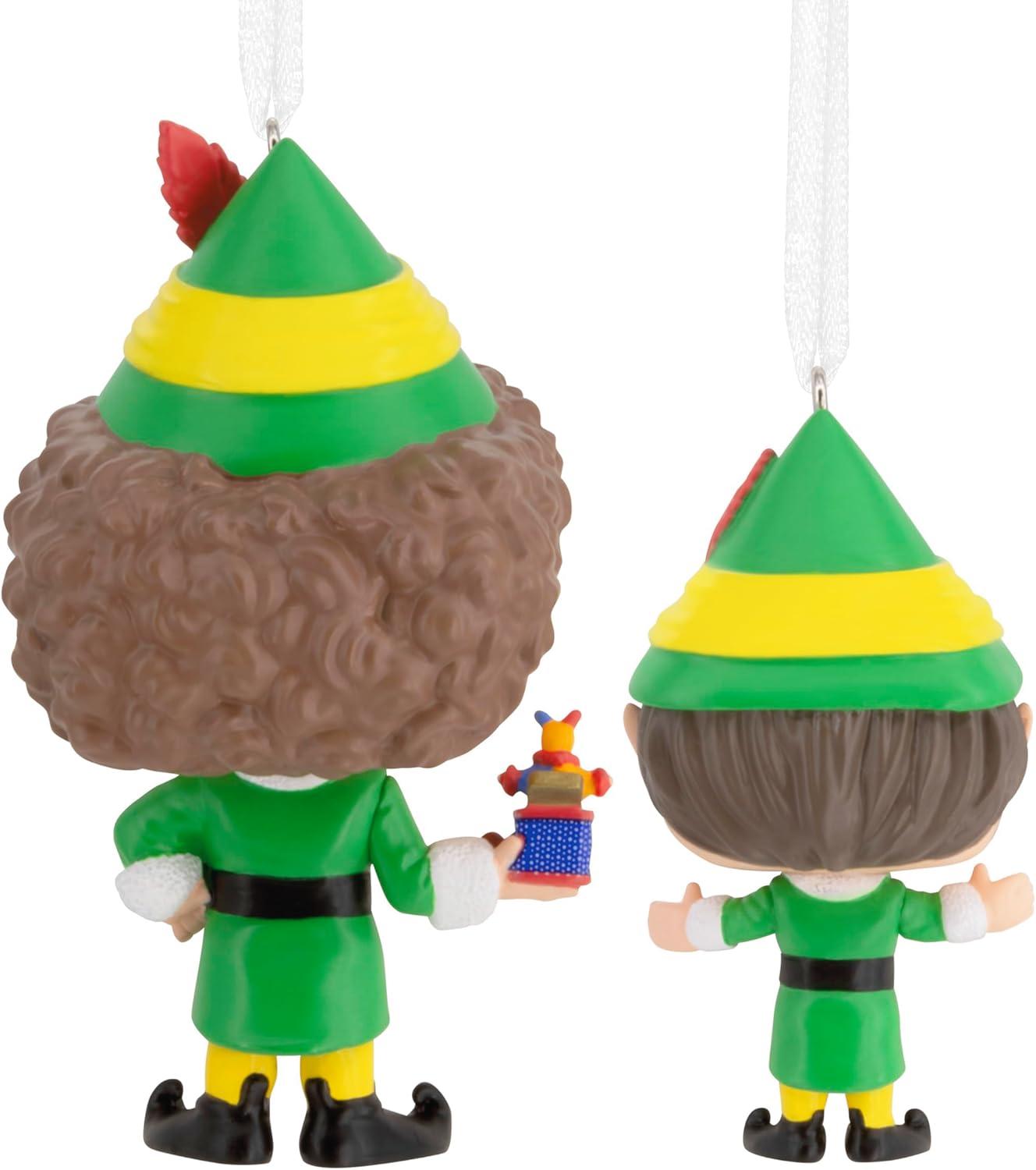 image:imageHallmark Elf Buddy The Elf and Papa Elf Funko POP Christmas Ornaments Set of 2 Pop Culture Gifts