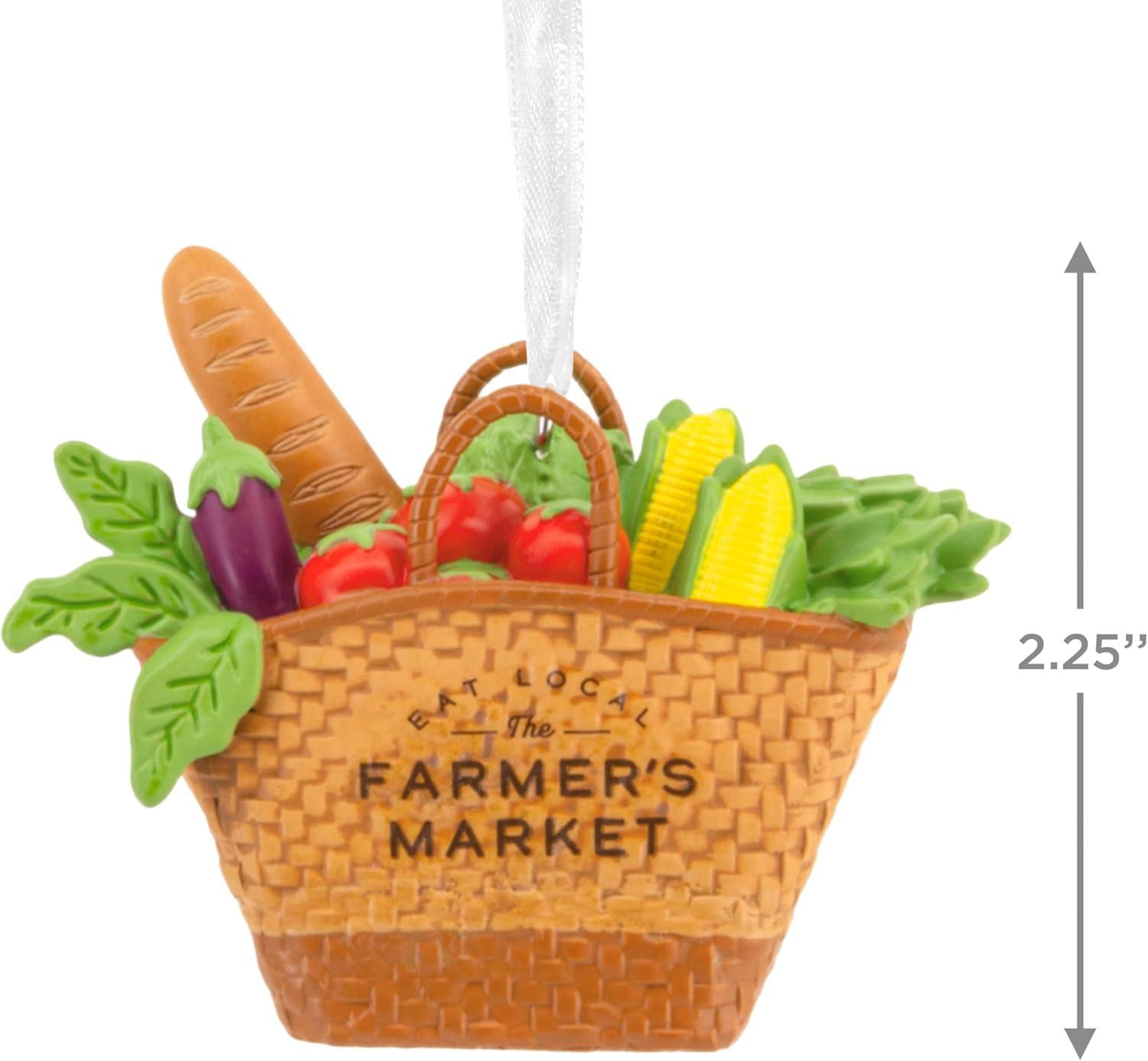 image:imageHallmark Farmers Market Basket Christmas Ornament Food Gifts