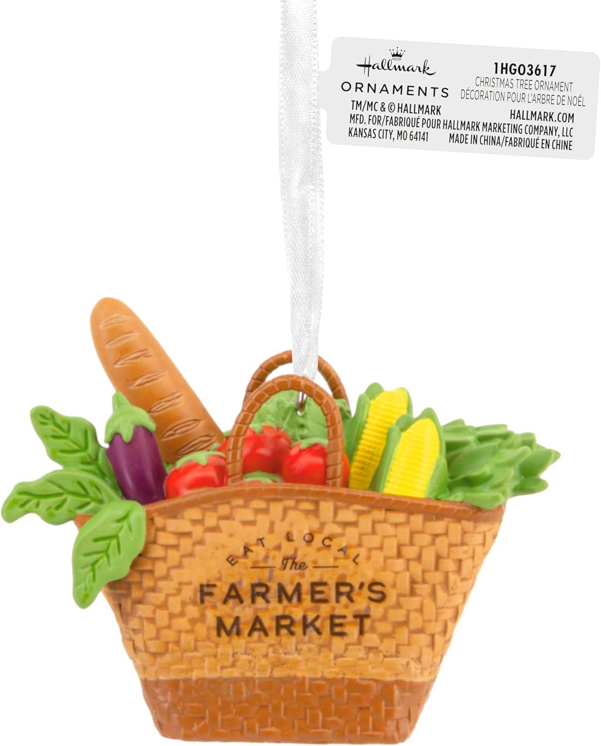 image:imageHallmark Farmers Market Basket Christmas Ornament Food Gifts