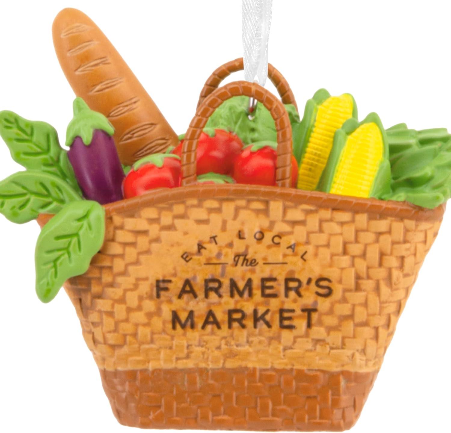 image:imageHallmark Farmers Market Basket Christmas Ornament Food Gifts
