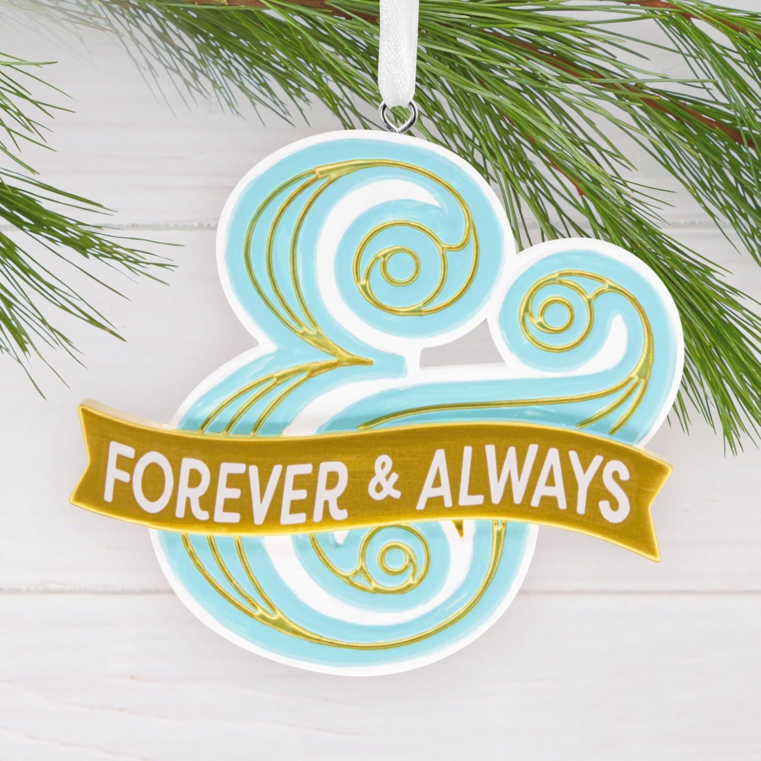 image:imageHallmark Forever and Always Ampersand Christmas Ornament Love Gifts