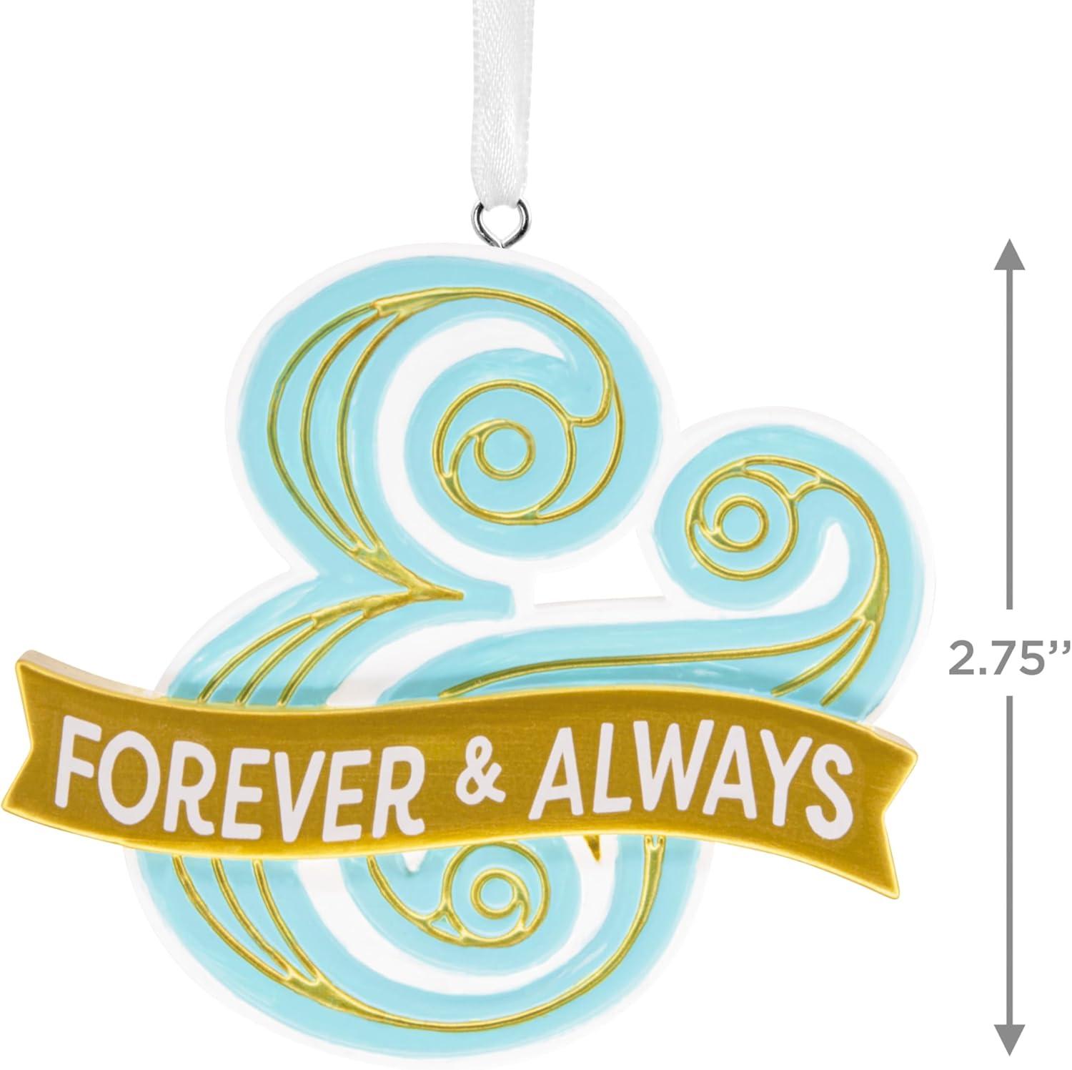 image:imageHallmark Forever and Always Ampersand Christmas Ornament Love Gifts