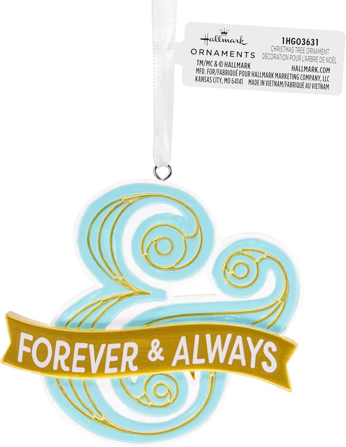 image:imageHallmark Forever and Always Ampersand Christmas Ornament Love Gifts