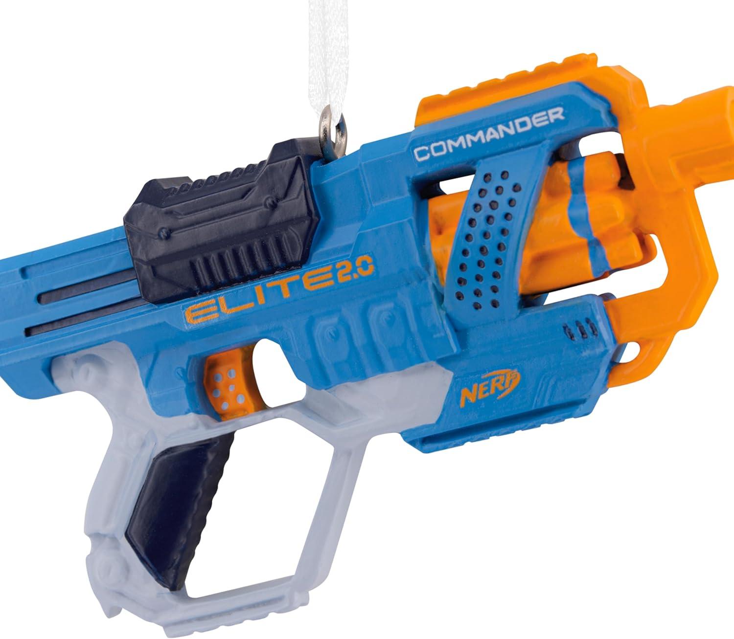 image:imageHallmark Hasbro Nerf Elite 20 Commander Dart Blaster Christmas Ornament Gifts for Kids