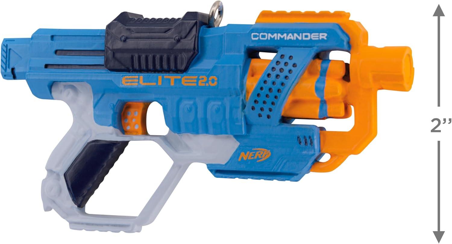 image:imageHallmark Hasbro Nerf Elite 20 Commander Dart Blaster Christmas Ornament Gifts for Kids