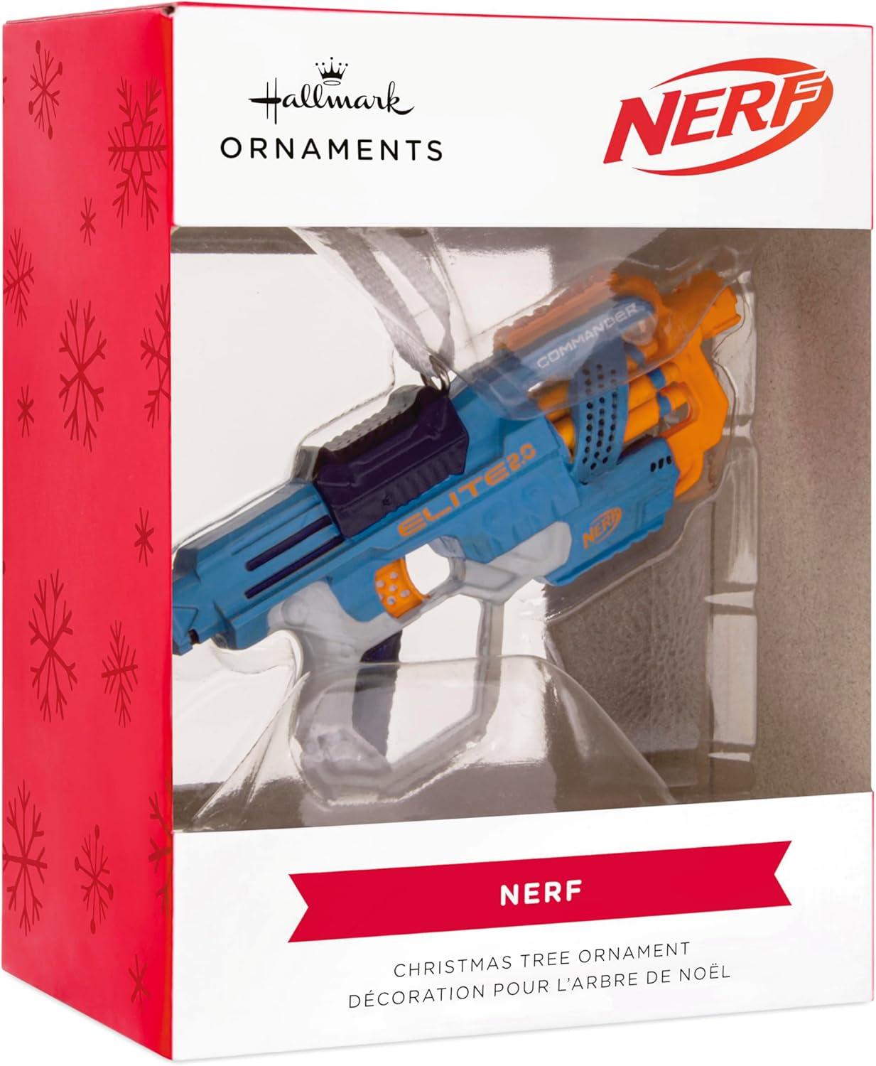 image:imageHallmark Hasbro Nerf Elite 20 Commander Dart Blaster Christmas Ornament Gifts for Kids